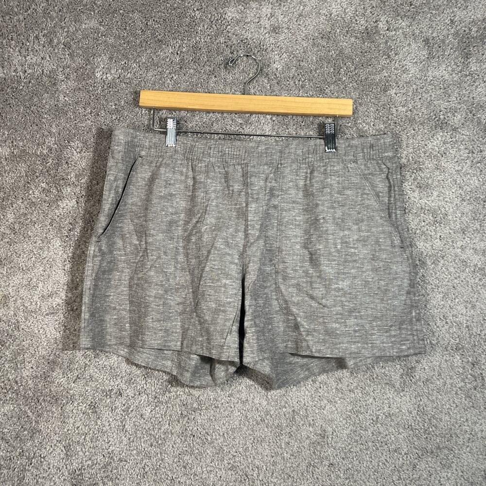 Allbirds Women's TreeBD Grey Heather Shorts XL Lightweight Pockets Sustainable